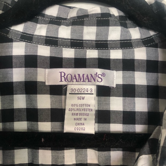 Adorable black and white checkered shirt - Picture 3 of 5